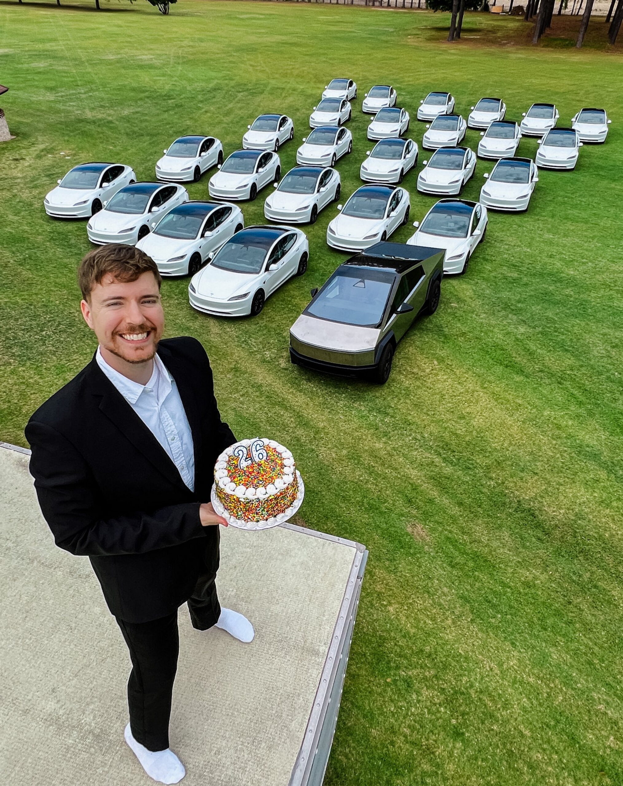 MrBeast Turns 26, Gives Away More Teslas Than Many Dealers Sell In A