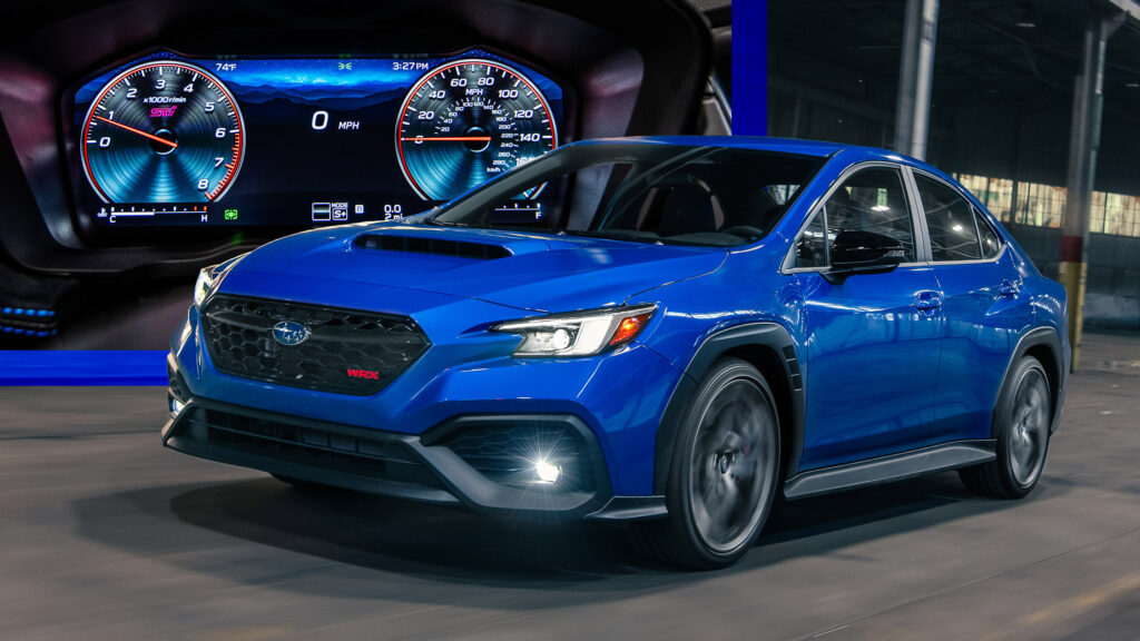  2025 Subaru WRX tS Gets New Digital Gauges And Active STI-Suspension
