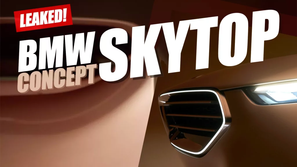  BMW Skytop Concept Leaks And It Looks Very Good