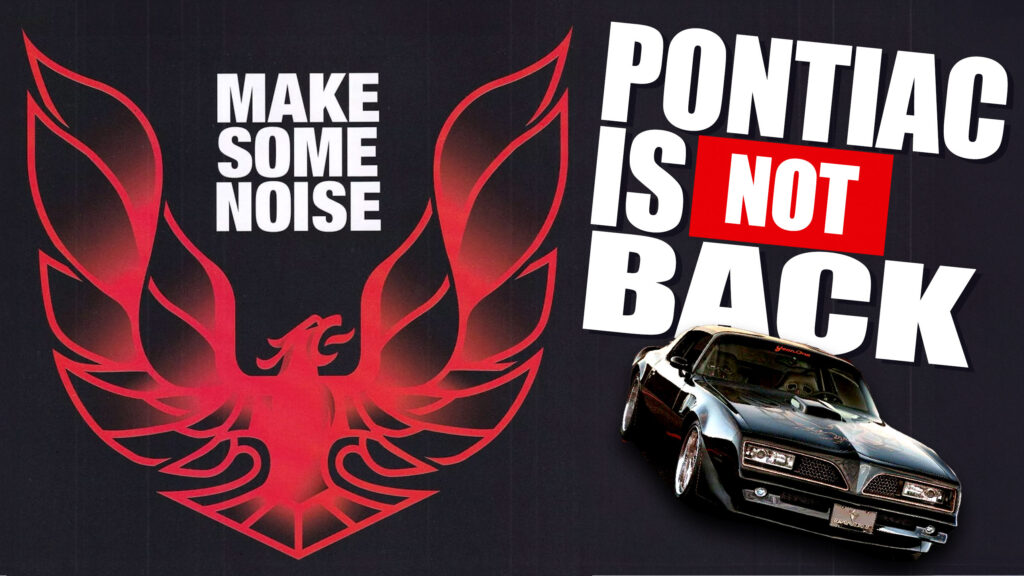  GM Confirms Car & Driver’s “Pontiac Is Back” Ad Was A Spoof