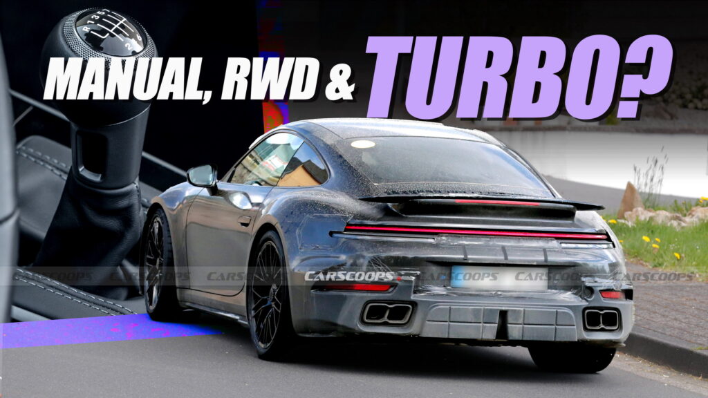 There’s A Rumor The 2025 Porsche 911 Turbo Will Be Manual And RWD, But Does It Make Any Sense?