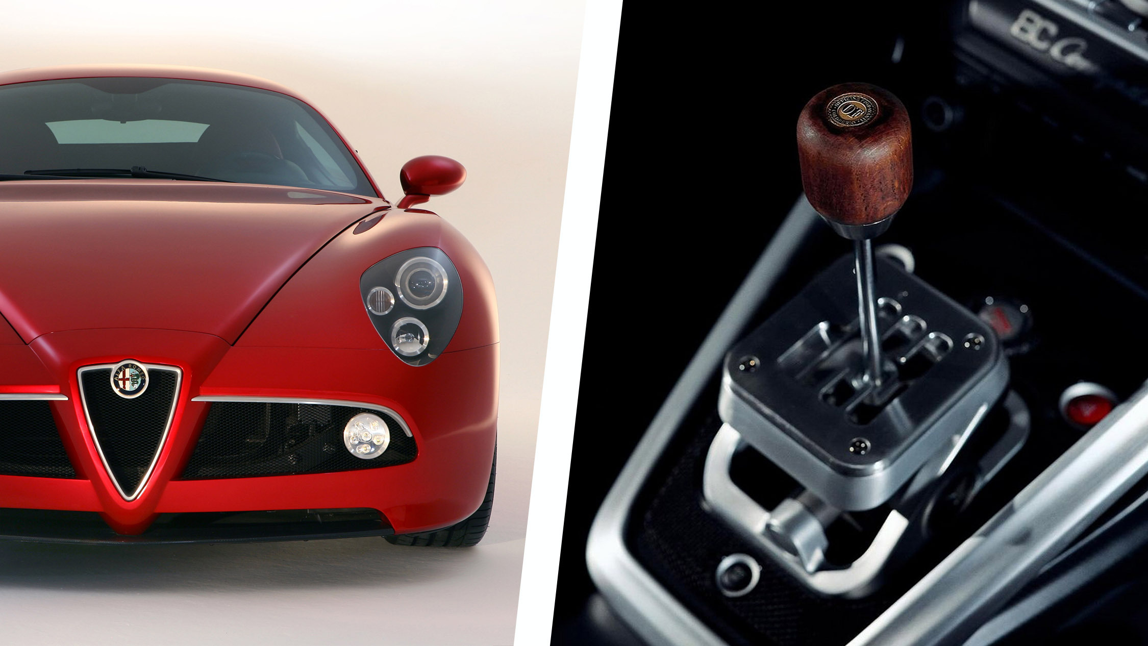 Alfa Romeo 8C Competizione Gets The Gated Manual Transmission It Always Deserved