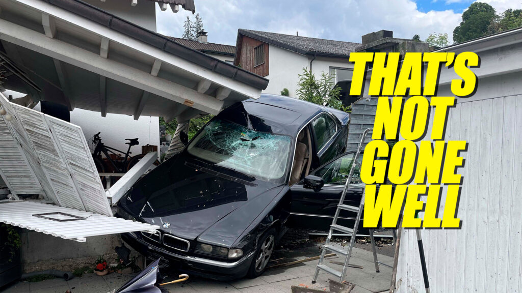  Swiss Man Crashes BMW 7 Into Neighbor’s House After Pedal Mix-Up