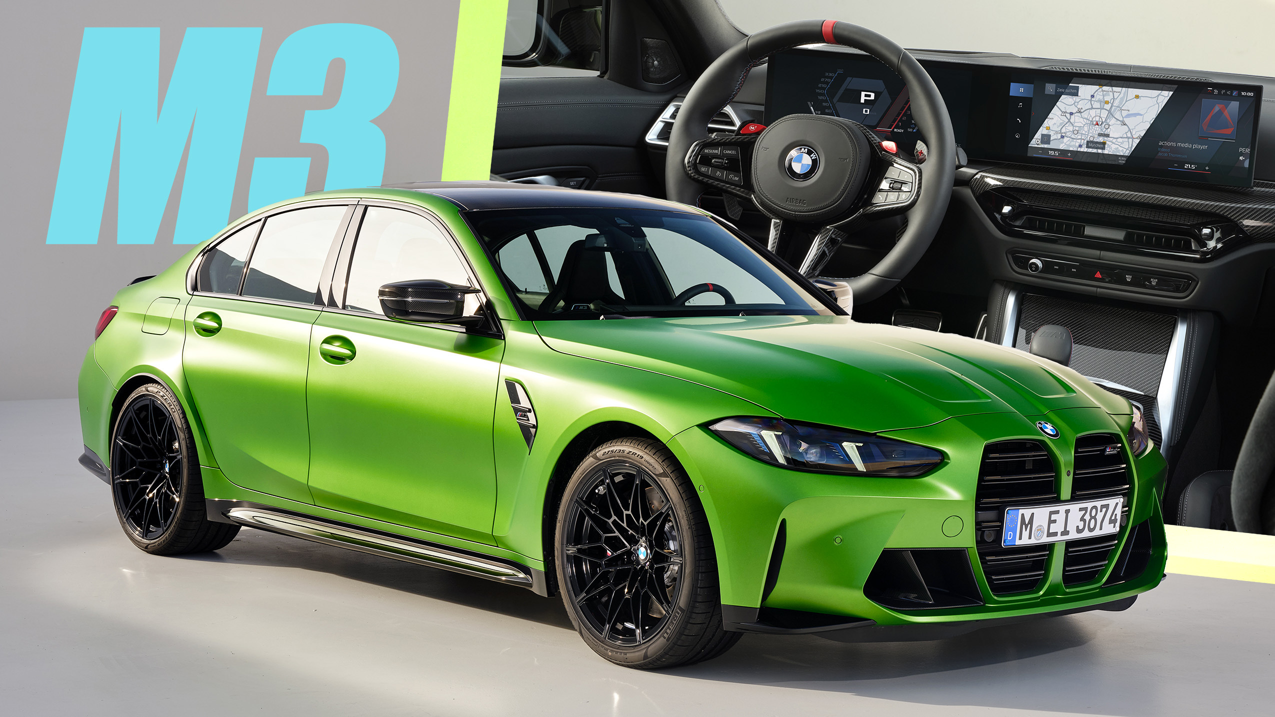 2025 BMW M3 Facelift Cuts Physical Controls, Boosts Competition Power ...