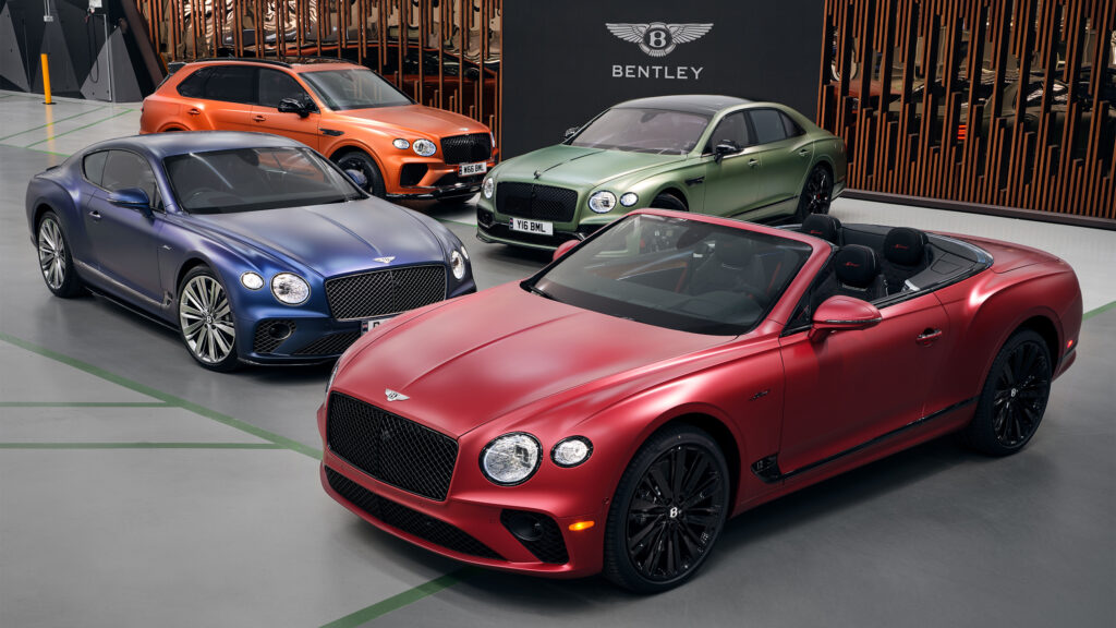  55-Hour Satin Paint Job? Bentley Knows Their Rich Clients Can Afford To Wait