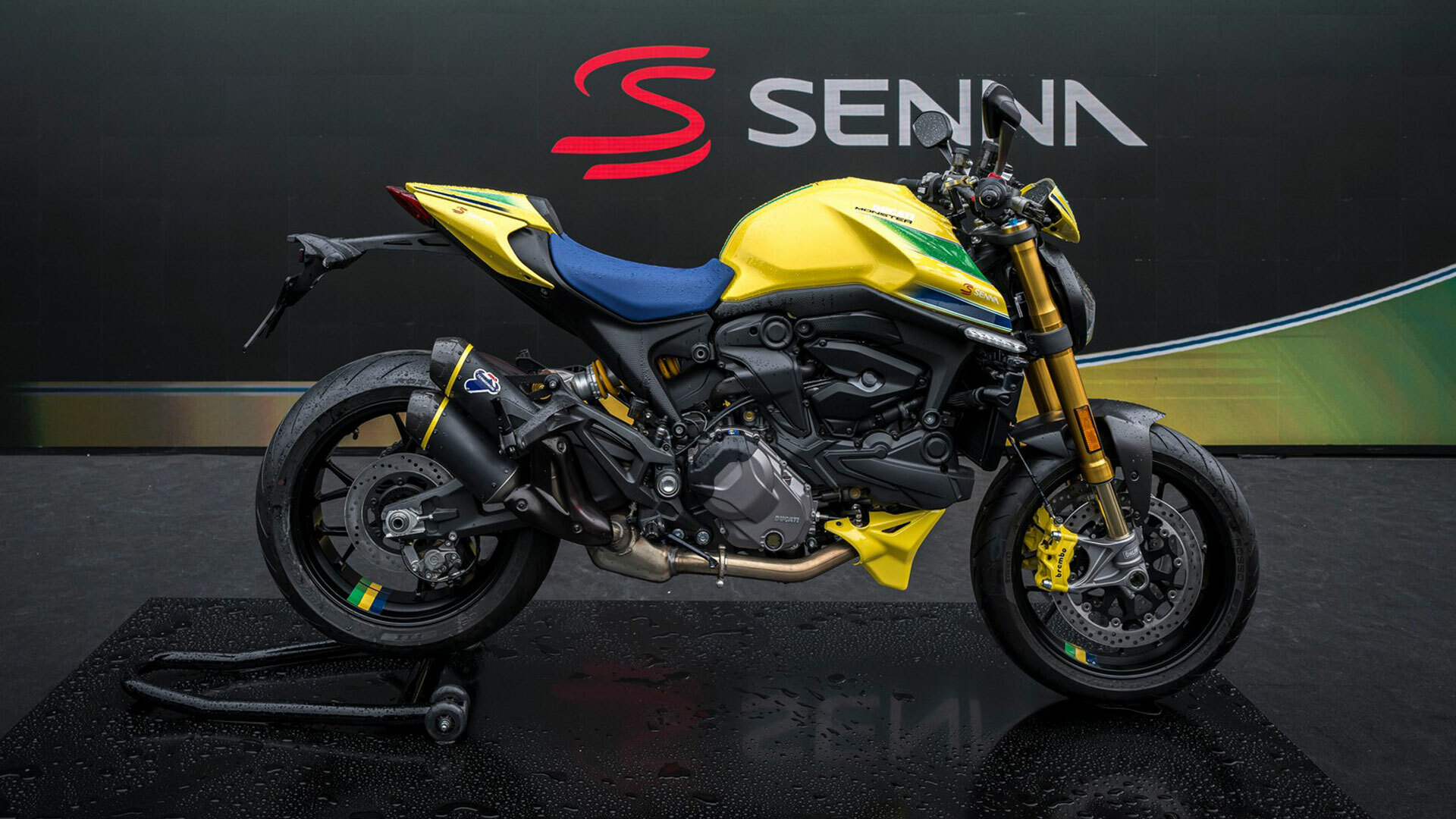 Ducati Monster Senna Debuts As k Tribute To A Racing Legend