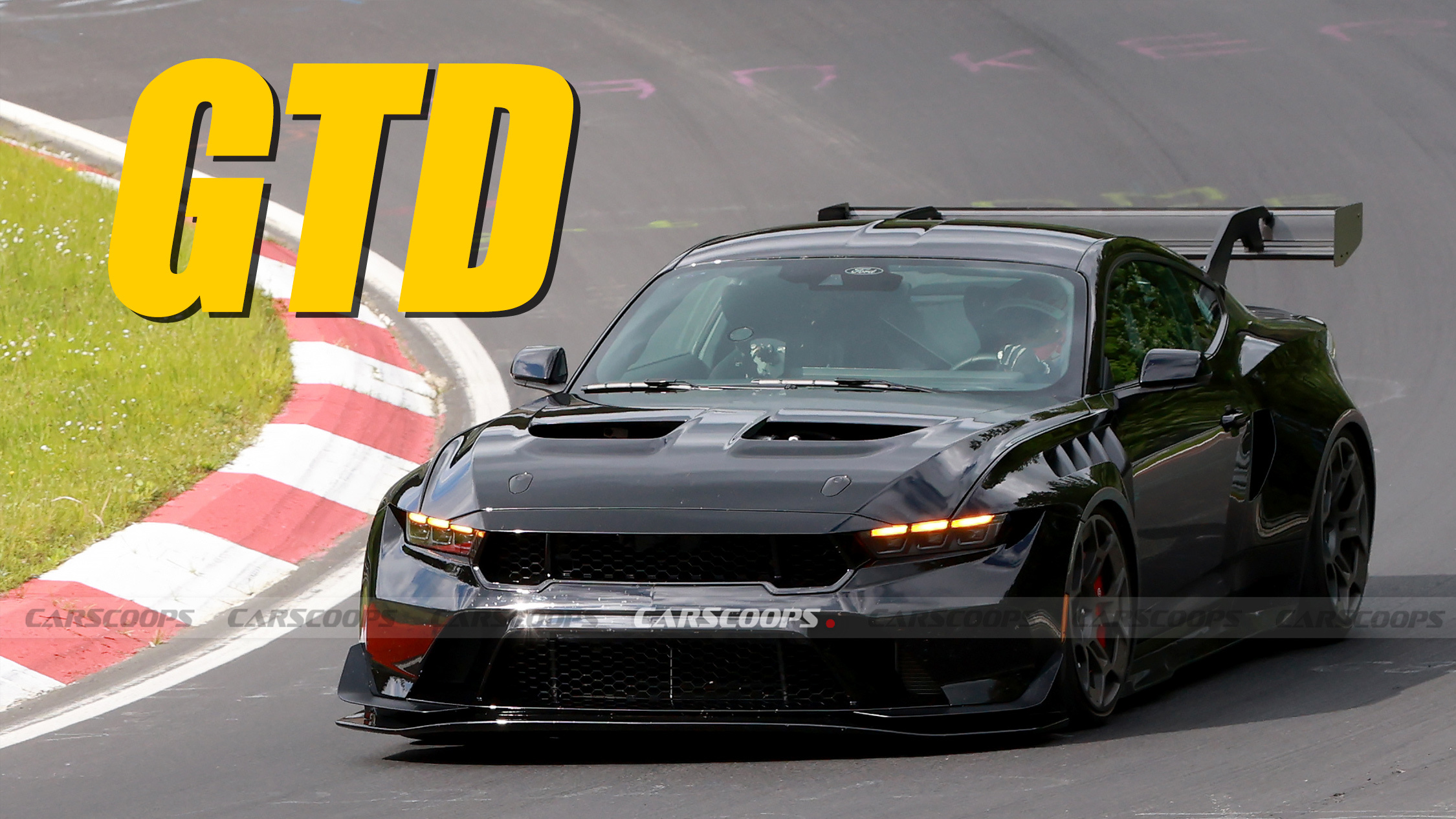 Ford Mustang GTD Warms Up For Sub-7-Minute Nurburgring Lap Attempt |  Carscoops