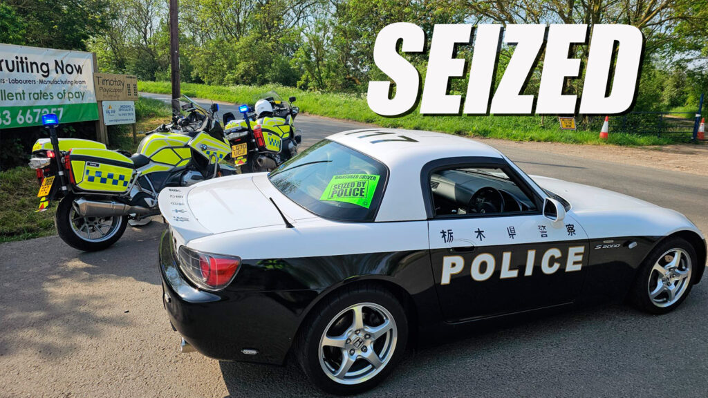  The Irony: Fake Honda S2000 Cop Car Seized By Real Police For Being Uninsured