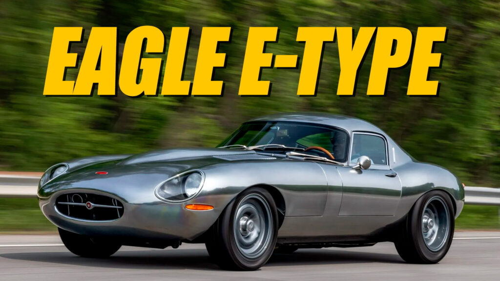 Famous Eagle Jaguar E-Type From Top Gear Hits The Auction Block