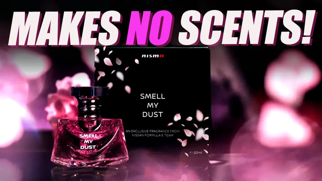  Nissan’s ‘Smell My Dust’ Perfume Mixes Cherry Blossoms With Burnt Rubber