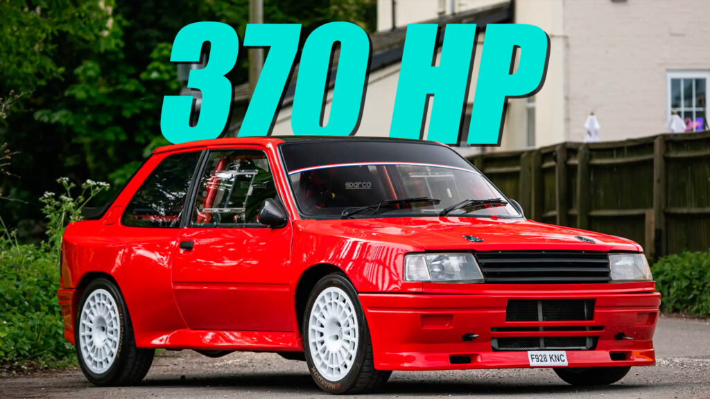 Buy This Awesome 370-HP Peugeot 309 GTi And Learn What Having Your Hair ...