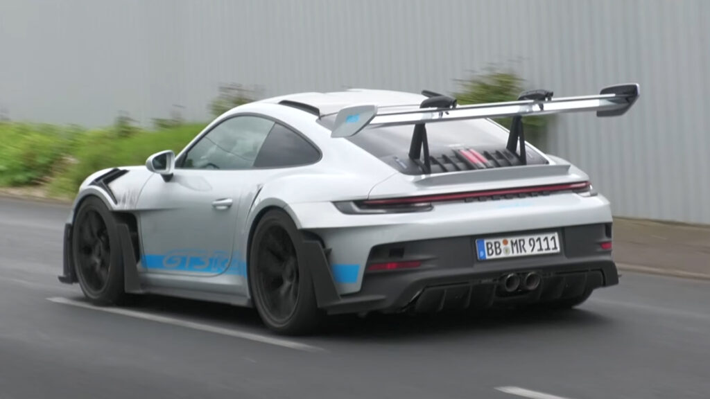  Porsche Hides New 911 GT2 RS Mule Under GT3 RS Bodywork