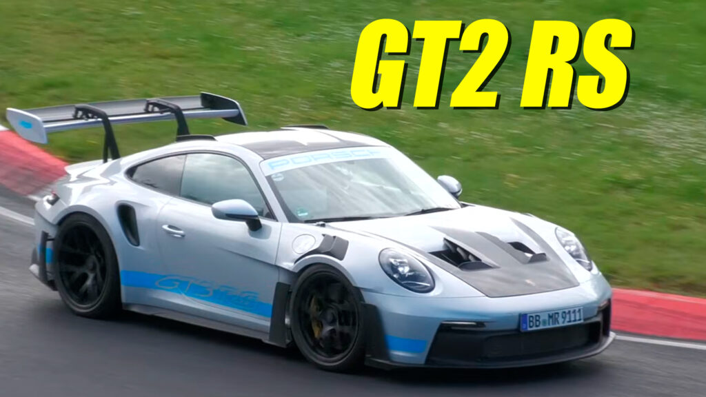  Porsche Hides New 911 GT2 RS Mule Under GT3 RS Bodywork