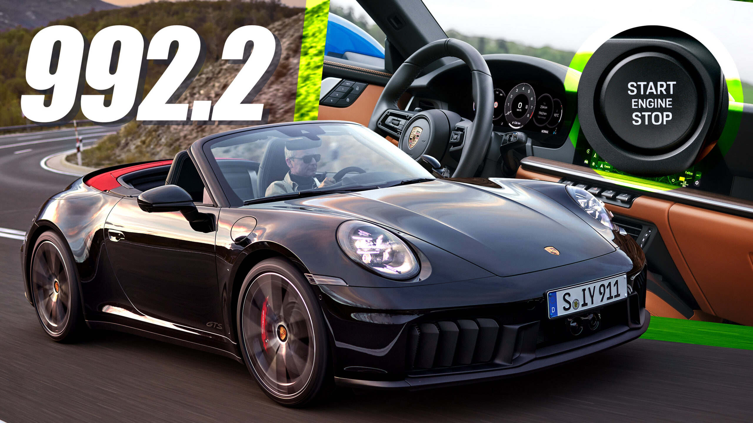 2025 Porsche 911 GTS Hybrid Has 532 HP And A Starter Button, But No