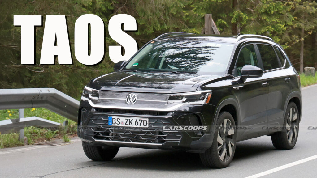  Facelifted VW Taos, You’re Not Fooling Anyone With That Mask