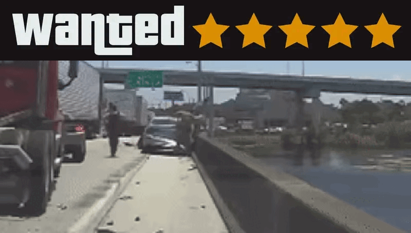 Real-Life GTA: Woman Steals Honda After Test Drive, Leads Police In Chase, Jumps Off Bridge