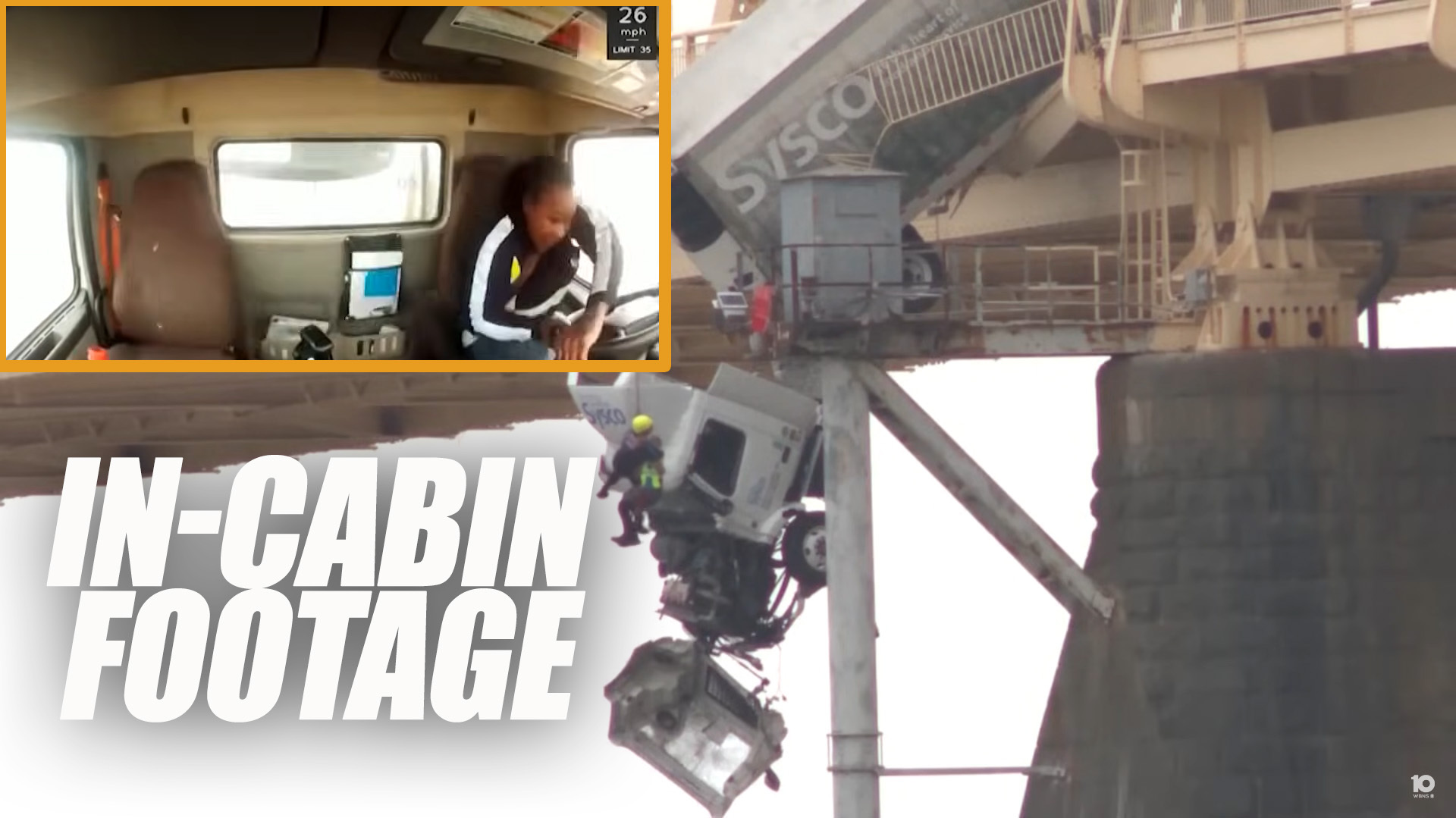 Dashcam Captures Semi Driver’s Terrifying Moment Dangling Over Bridge – CarScoops