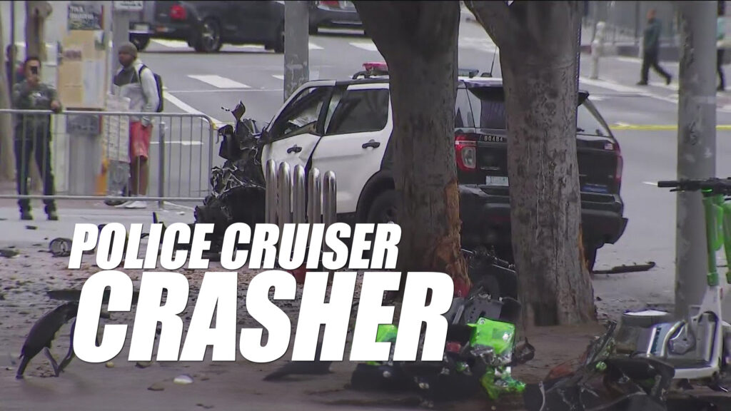  Man Steals LA Police Cruiser With Cop Still Inside Before Crashing