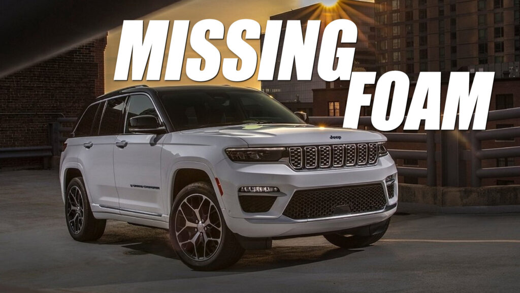  Seven Jeep Grand Cherokees Left The Factory Without Safety Foam Behind Bumper