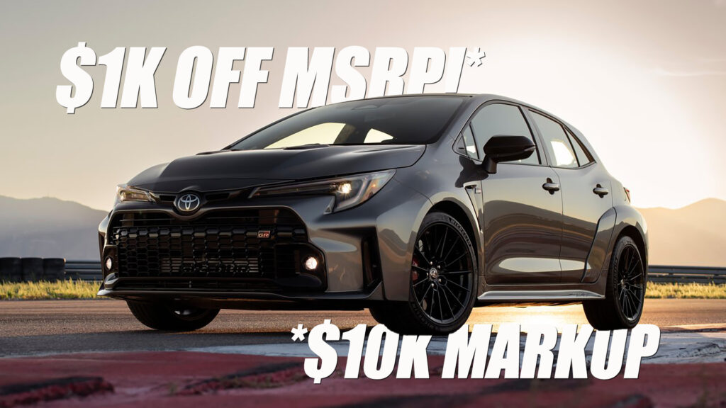  Toyota Salesperson Supposedly Offers GR Corolla Below MSRP, But Dealer Site Says Otherwise