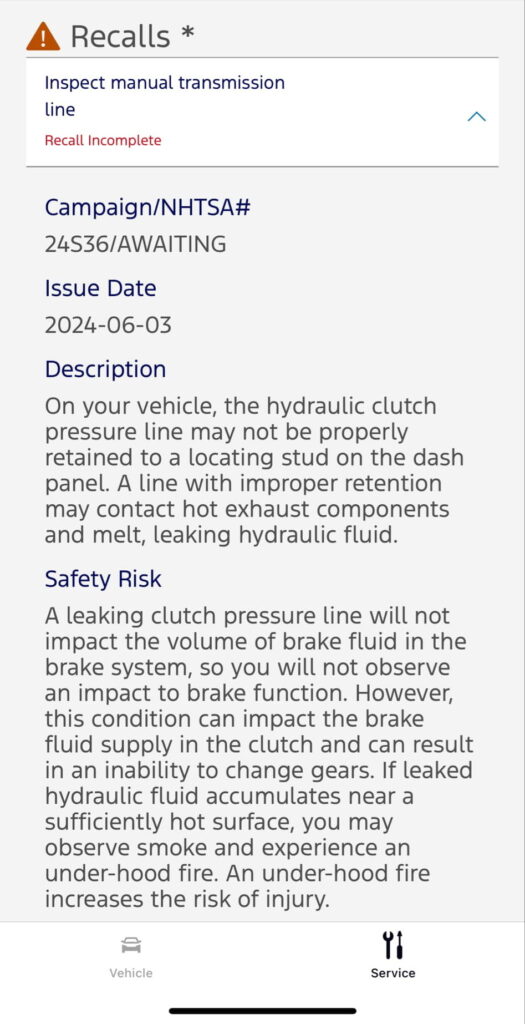  Manual 2024 Ford Mustang Dark Horse And GT Recalled Over Clutch Fire Hazard