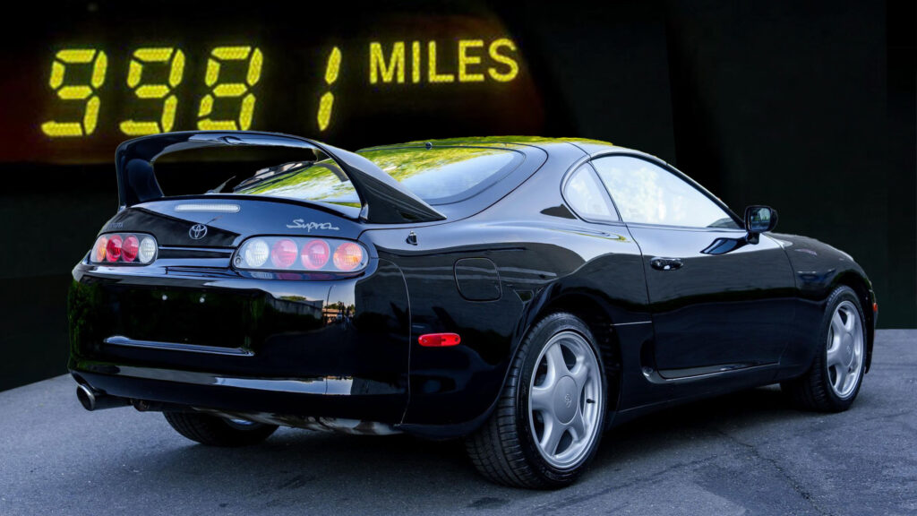  9.9k-Mile Manual 1995 Supra Turbo Nears $150,000 with 5 Days Left in Auction
