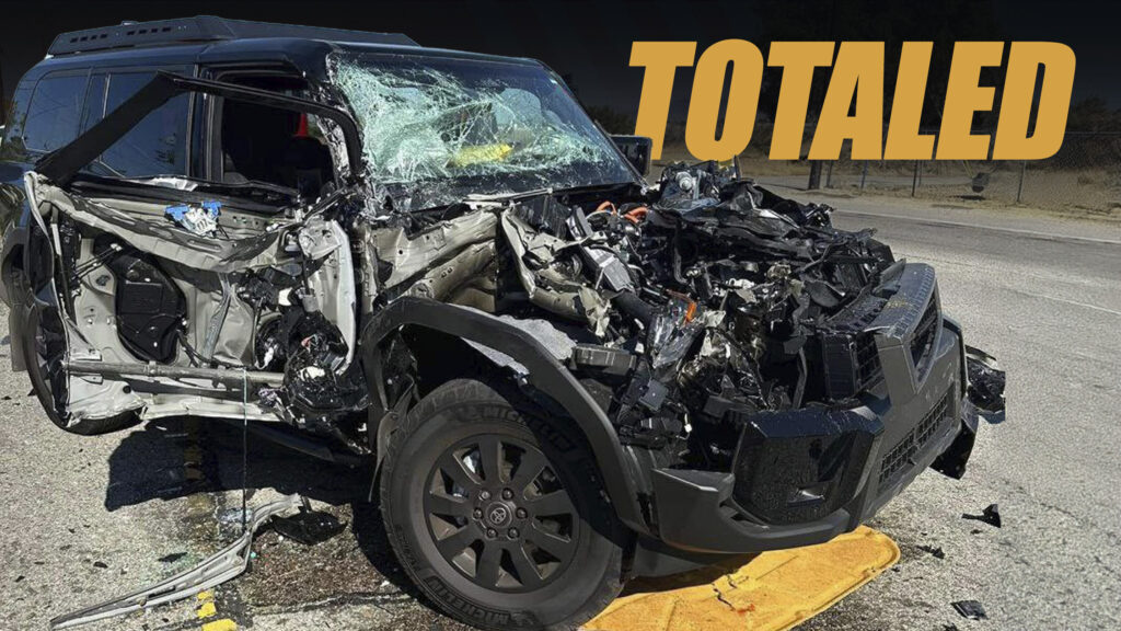  First 2024 Toyota Land Cruiser Involved In Major Crash