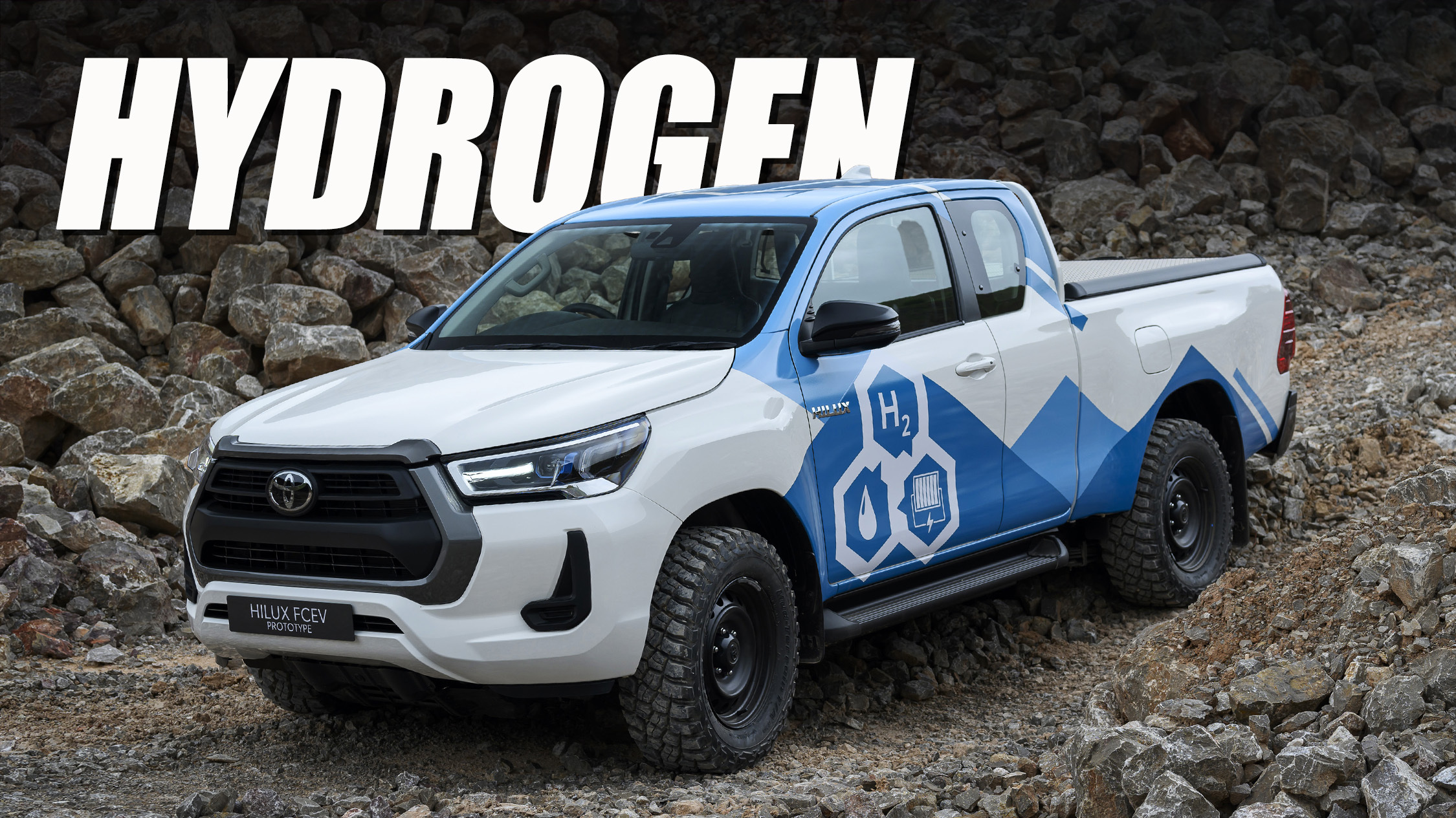 Toyota's Innovative Hydrogen-Powered Pickup: Silent Movement on Rough Terrains