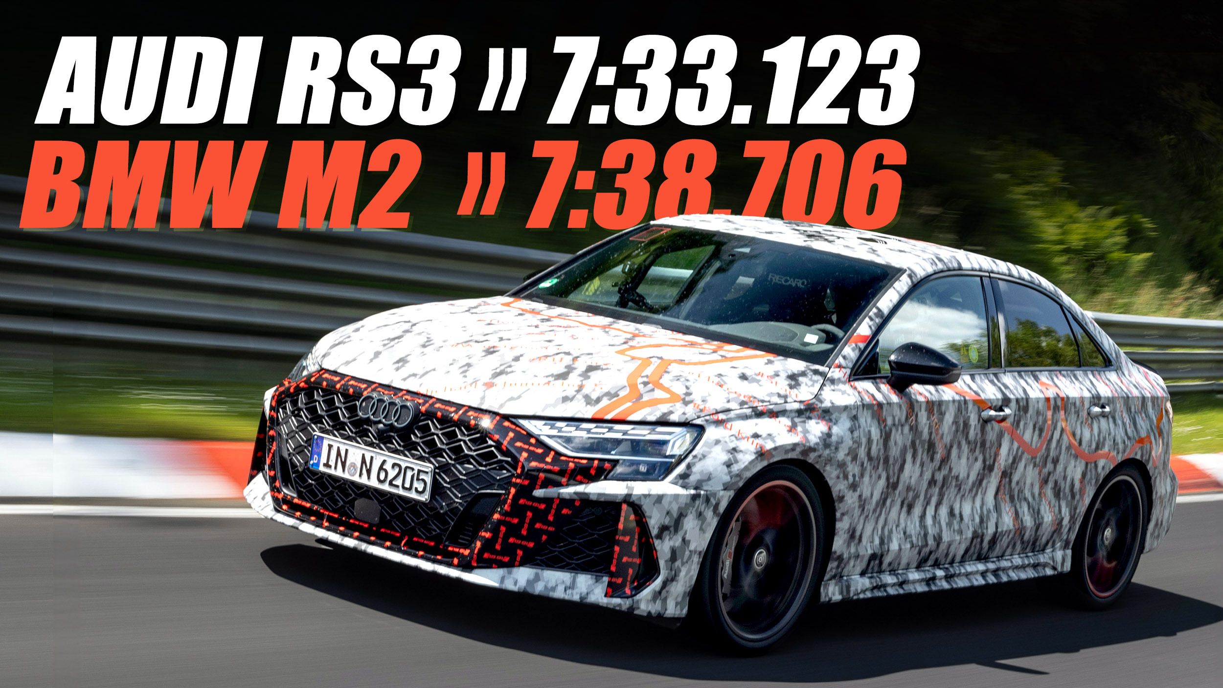 2025 Audi RS3 Crushes BMW M2 As The Fastest Compact On Nurburgring | Carscoops