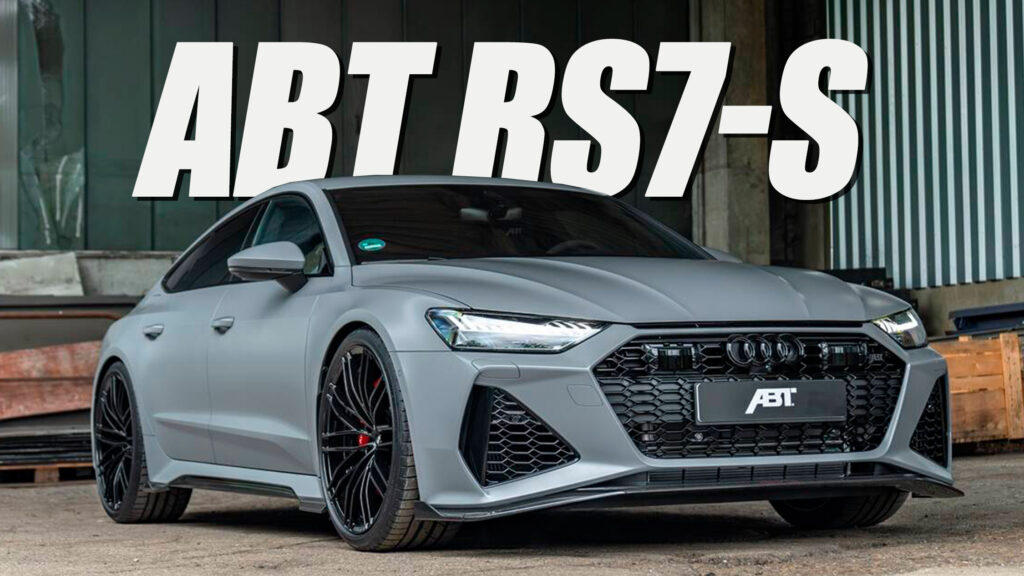  ABT’s Audi RS7-S Is A 710-HP Business Suit Ready To Tackle Supercars