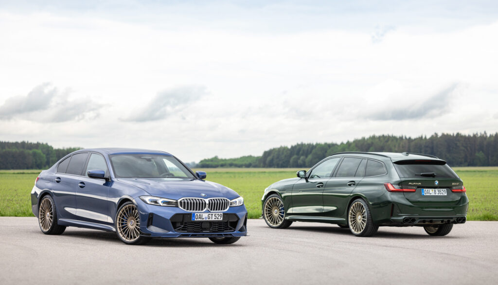     Alpina B3 and B4 get 'GT' badging and just enough extra power not to upset the M3 and M4
