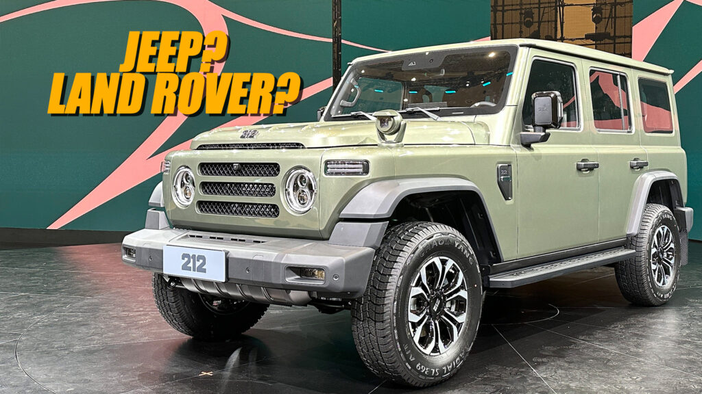  Can’t Decide Between A Jeep, A Bronco And A Defender? China’s New BAW 212 Is Here
