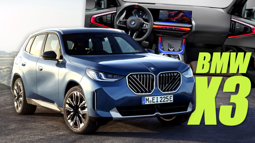  2025 BMW X3 Gains Hybrid Power And Curved Display, Saves Big Changes For Next Year’s iX3