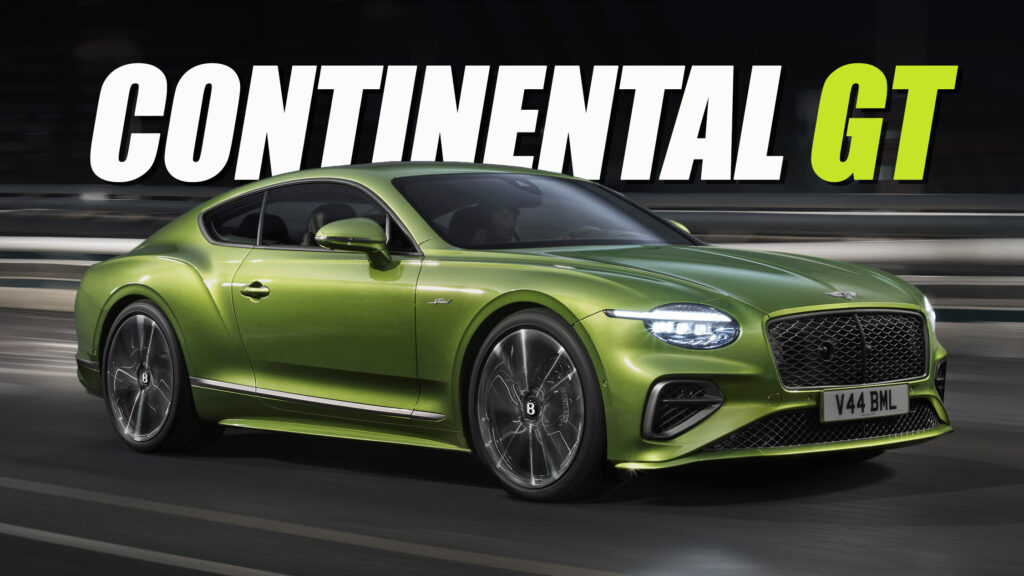     New Bentley Continental GT goes PHEV with 771 hp, more tech and a Batur-inspired face