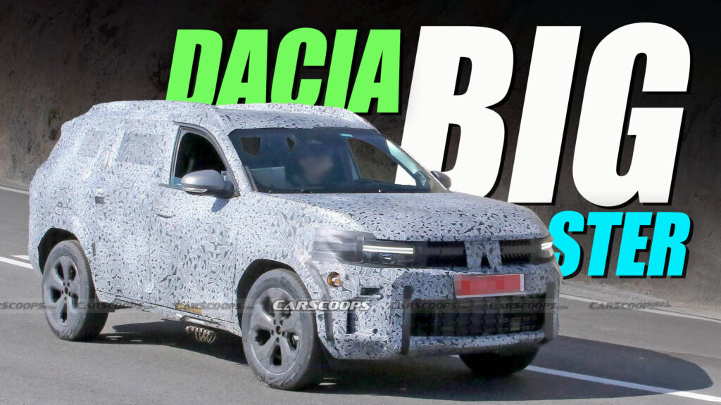  2026 Dacia Bigster Looks Like An Overgrown Duster In Debut Spy Pics