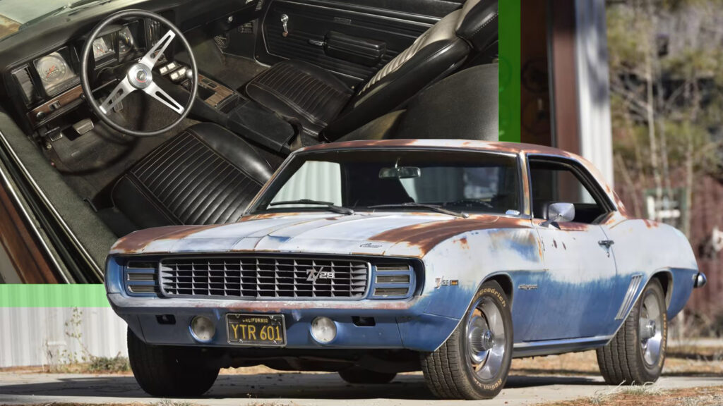  Paul Walker’s Unfinished Chevy Camaro Z/28 Project Car Is For Sale