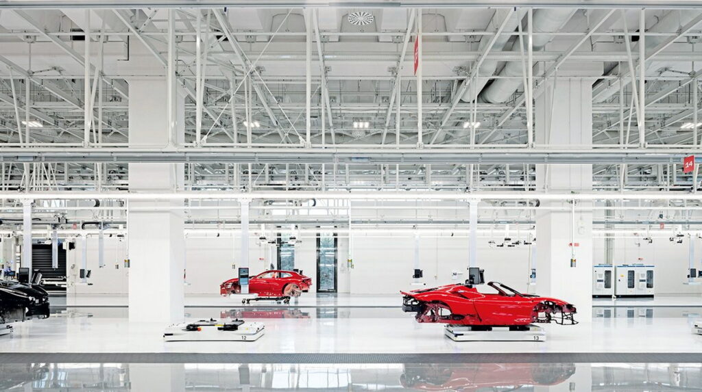  Ferrari’s New E-Building In Maranello Opens Its Doors
