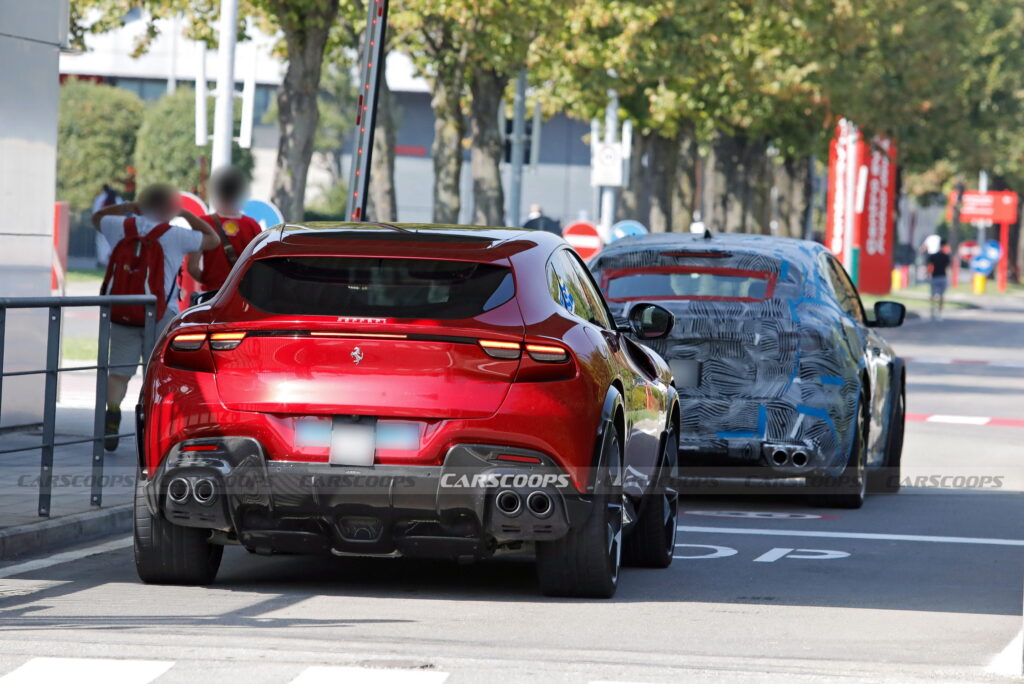  Ferrari’s First EV Spied Testing In A Maserati Shell