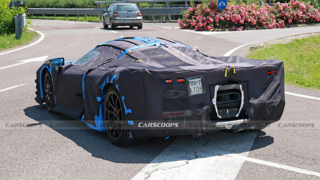 Ferrari’s Next Hypercar Rear View