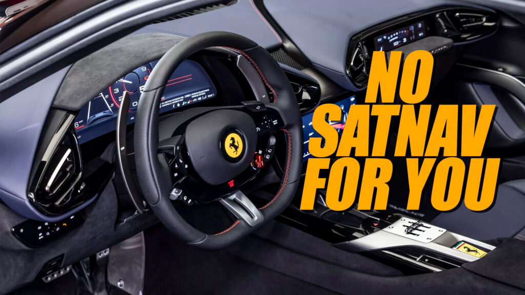  Ferrari Is Dropping Sat Nav Because Of Apple And Android