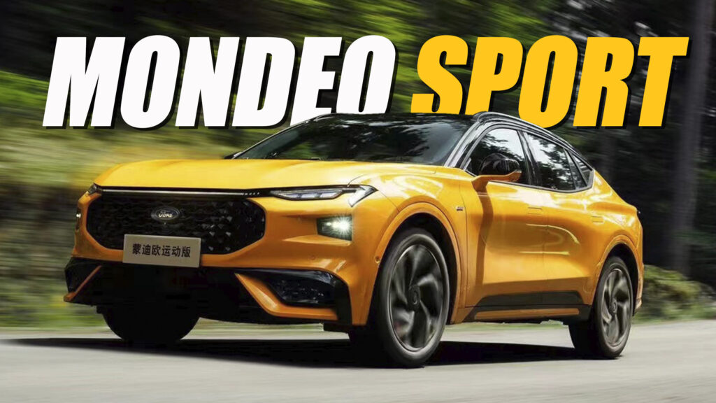 Ford Evos Crossover Becomes The Mondeo Sport In China And Goes Hybrid-Only