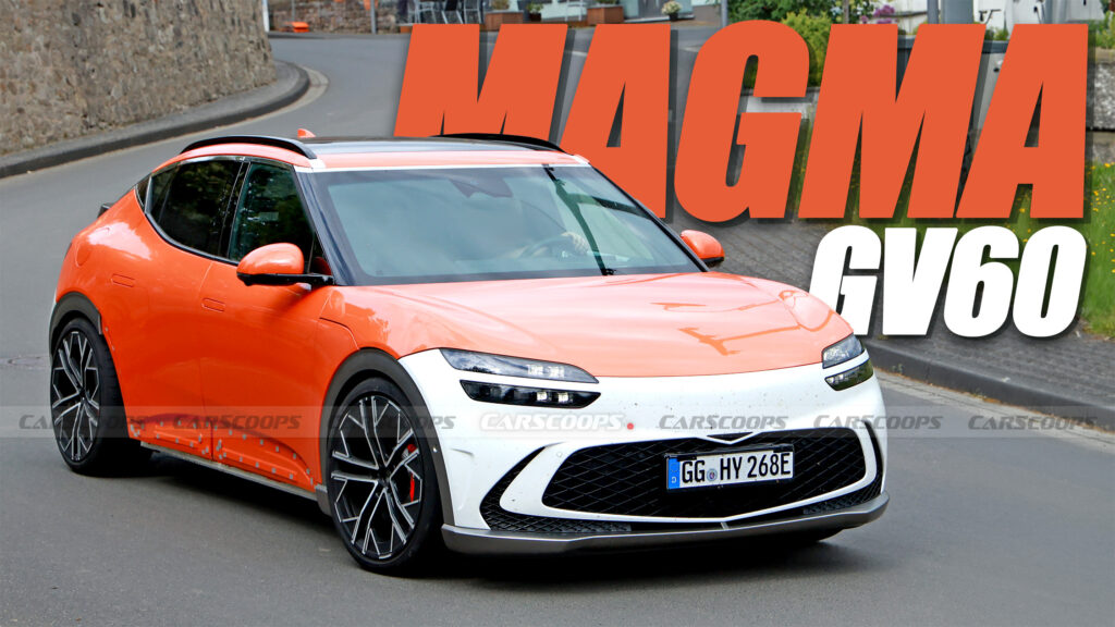  Genesis GV60 Magma Spied As A High-Performance Luxury EV