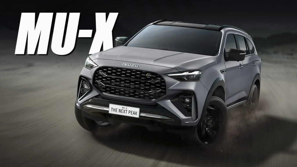  2025 Isuzu MU-X SUV Refreshed With Sharper Design