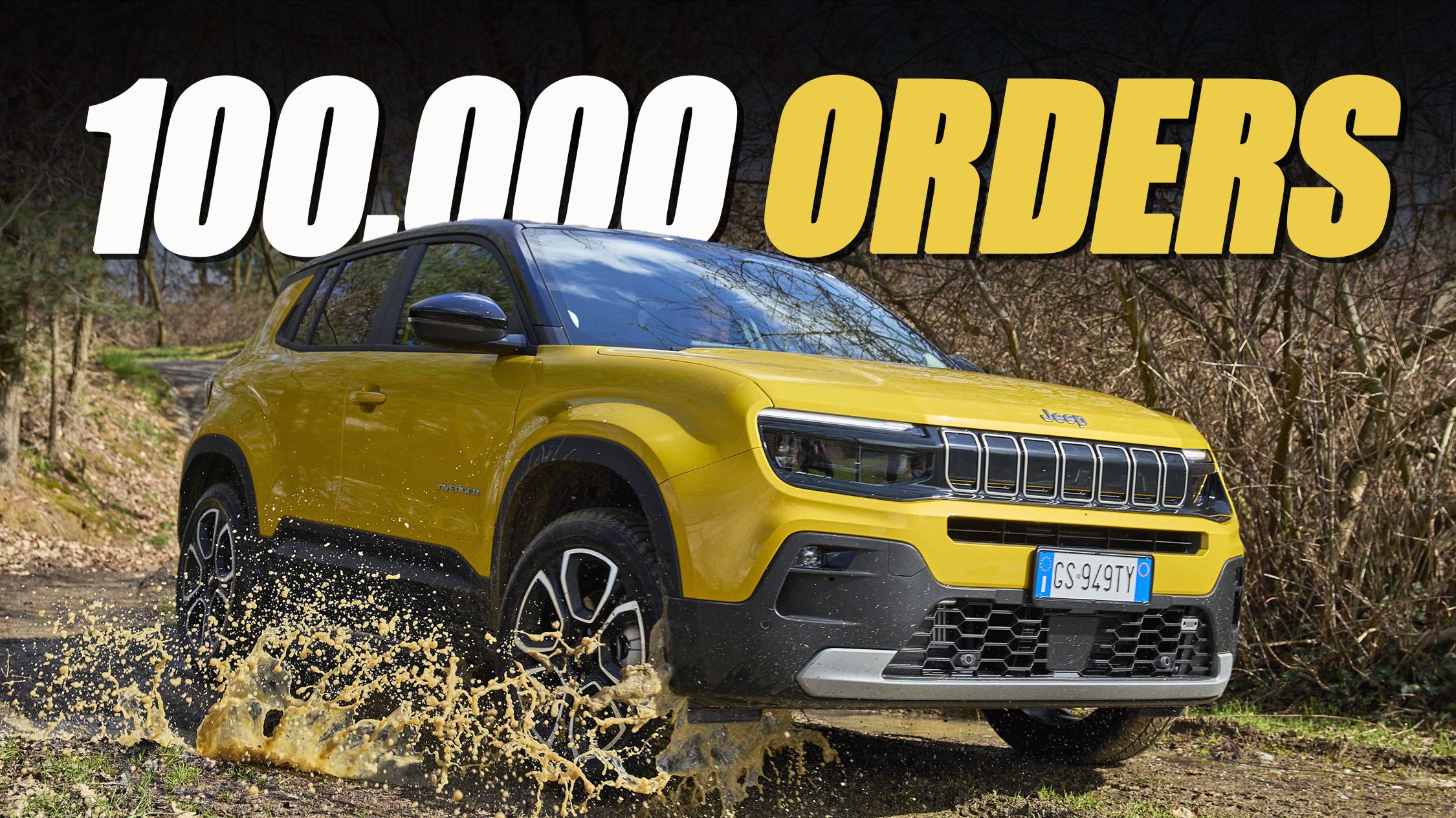 featured image thumbnail for post Jeep Avenger Cracks 100,000 Orders In Europe