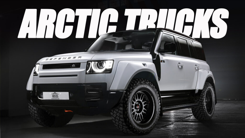  Land Rover Defender Gets Ready To Conquer With Giant Fender Flares And Huge Tires