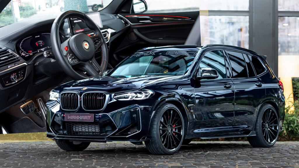  Manhart Boosts BMW X3M Competition To 650 HP