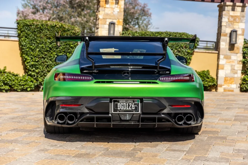     The low-mileage Mercedes-AMG GT Black Series is a nasty green beast