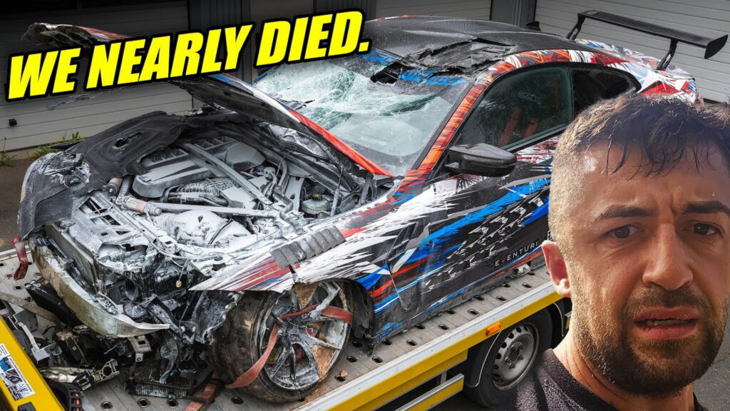  Nurburgring YouTuber Crashes Fan’s BMW M4, Somehow Walks Away, Vows To Rebuild It