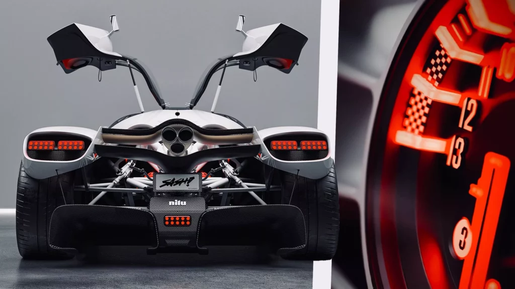 Ex-Bugatti Designer Teases Nilu27 Hypercar With A 13,000 Tachometer