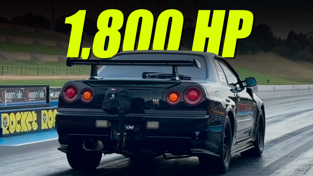  World’s Fastest Manual Nissan R34 GT-R Sets New Record